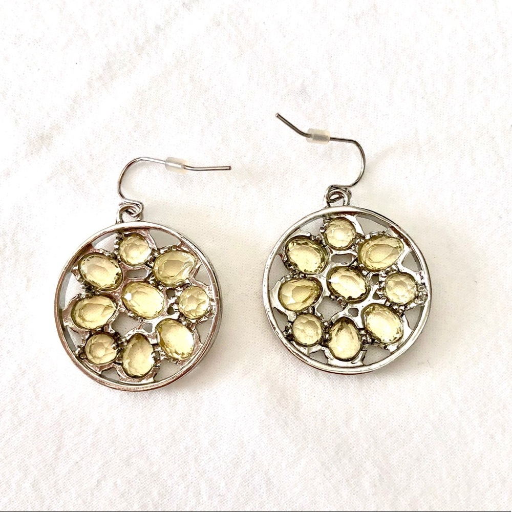 Banana Republic "Stone Filigree" earrings set - Picture 3 of 5
